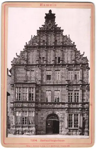 Fotografie Römmler & Jonas, Dresden, Ansicht Hameln, das Rattenfängerhaus