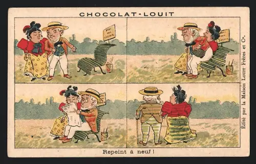 Sammelbild Chocolat-Louit, Repeint à neuf