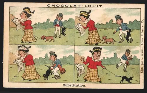 Sammelbild Chocolat-Louit, Substitution