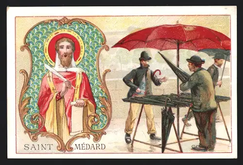 Sammelbild Paris, Chocolat Ibled, Saint Médard