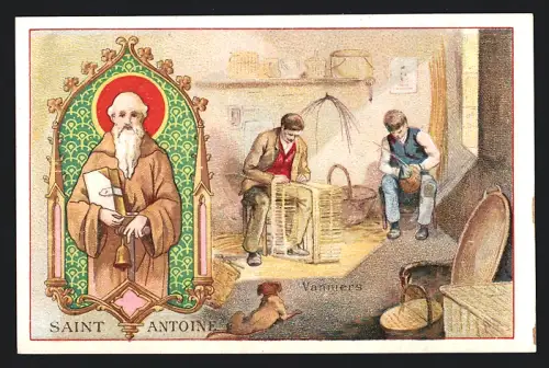 Sammelbild Paris, Chocolat Ibled, Saint Antoine, Vanniers