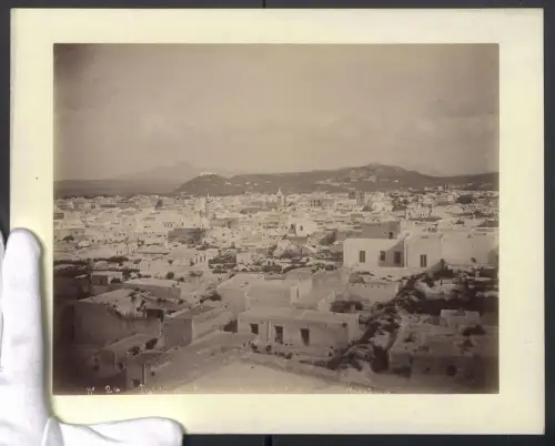 Fotografie Garrigues, Tunis, Ansicht Tunis, la Fort Sidi ben Hassen, Grossformat 31 x 24cm