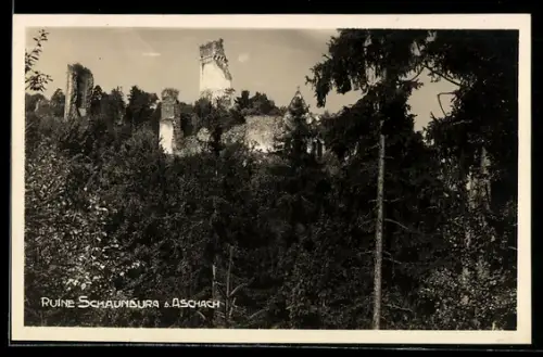 AK Stroheim, Ruine Schaumburg b. Aschach
