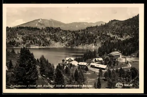 AK Turrachersee /Steiermark, Panorama mit Eisenhut
