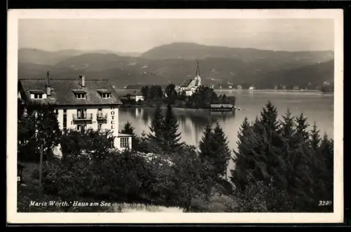 AK Maria Wörth, Haus am See