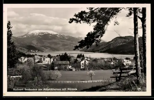 AK Seeboden am Millstättersee, Badeort mit Mirnock
