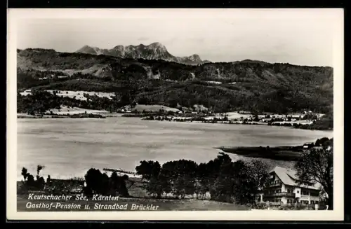 AK Keutschach am See, Gasthof-Pension und Strandbad Brückler