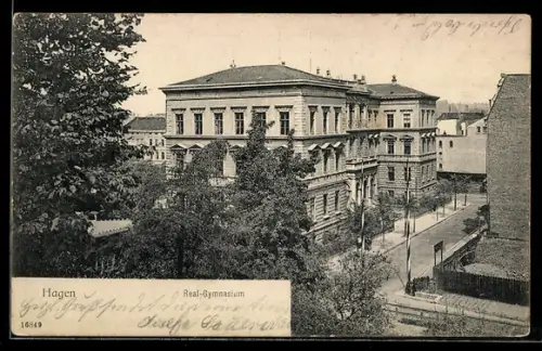 AK Hagen, Ansicht vom Real-Gymnasium