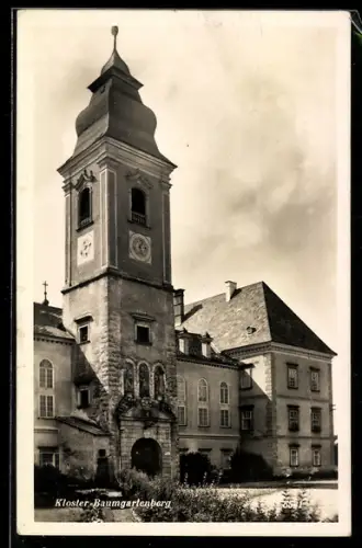 AK Baumgartenberg, Kloster mit Strassenpartie