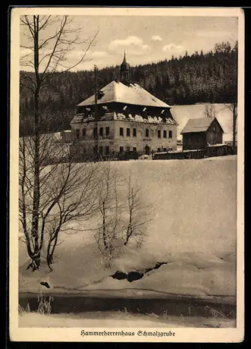 AK Schmalzgrube, Hammerherrenhaus im Winter