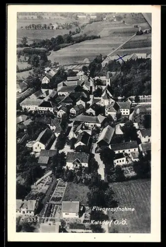 AK Katsdorf /O.-Ö., Gesamtansicht vom Flugzeug aus