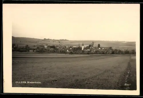 AK Sieghartskirchen, Ollern, Ortspartie mit Kirche