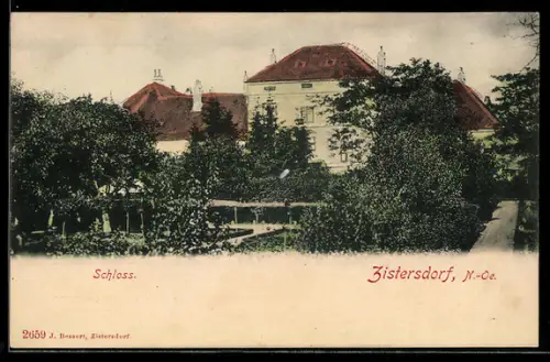 AK Zistersdorf /N.-Oe., Weg zum Schloss