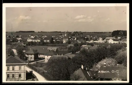 AK Altheim /O.-D., Ortsansicht aus der Vogelschau