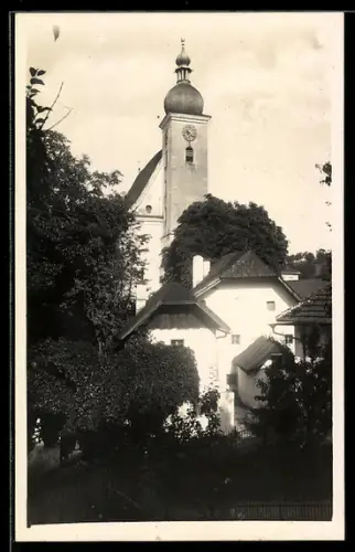 AK Offenhausen, Ortspartie mit Kirche