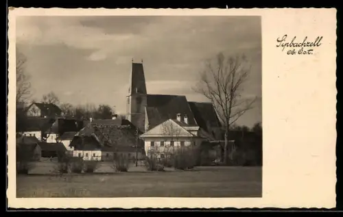 AK Sipbachzell /Ob.-Öst., Ortspartie mit Kirche
