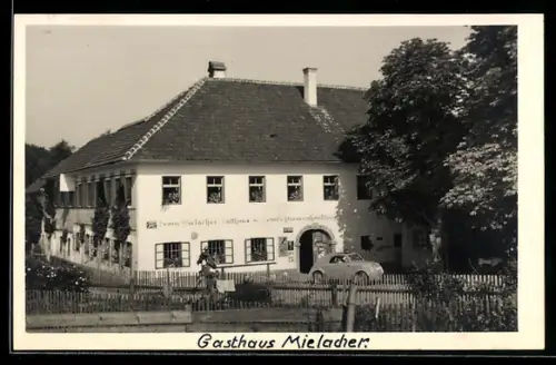 AK Scharten /O.-Oe., Leppersdorf, Gasthaus Mielacher