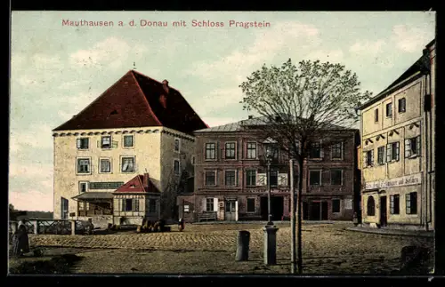 AK Mauthausen a. d. Donau, Schloss Pragstein