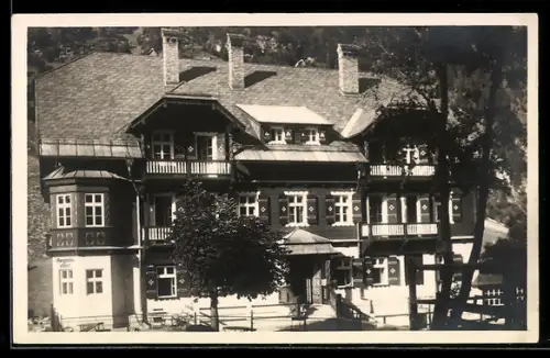 AK Badgastein, Hotel Grüner Baum im Kötschachtal