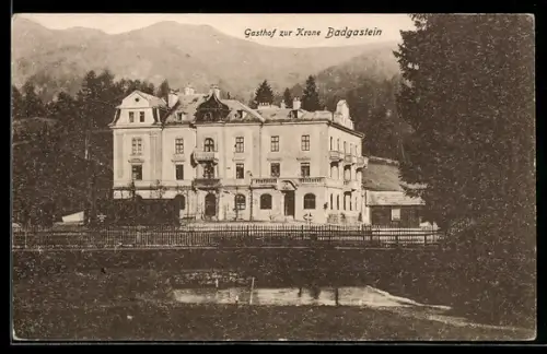AK Badgastein, Gasthof zur Krone