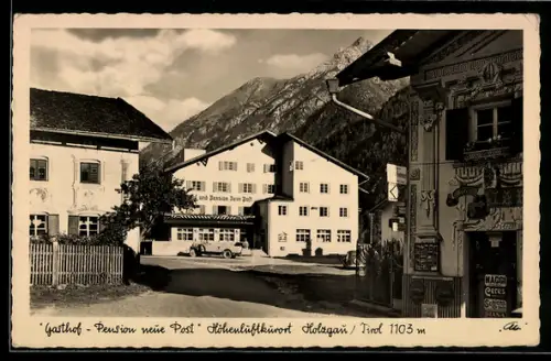 AK Holzgau /Tirol, Gasthof Pension Neue Post