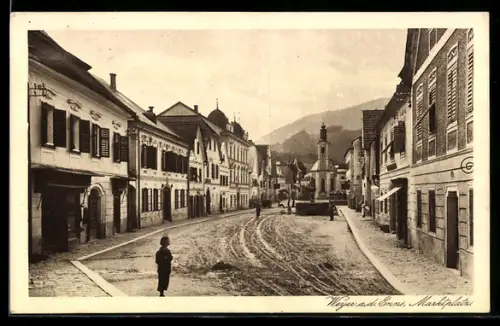 AK Weyer a. d. Enns, Marktplatz