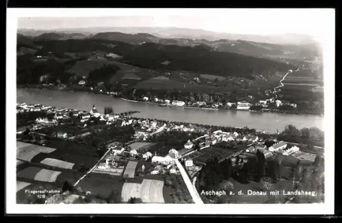AK Aschach a. d. Donau, Mit Landshaag