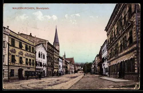 AK Mauerkirchen, Marktplatz