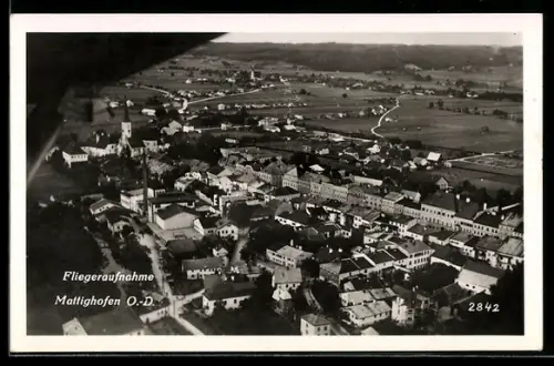AK Mattighofen /O.-D., Fliegeraufnahme