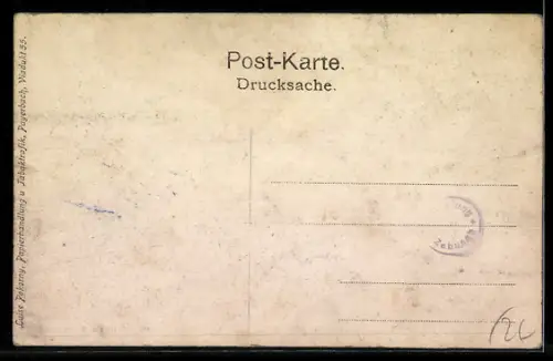 Künstler-AK Reichenau, Panorama mit Raxalpe