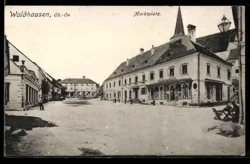 AK Waldhausen /Ob.-Oe., Marktplatz