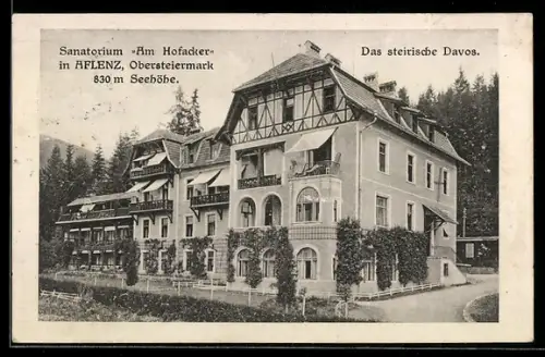 AK Aflenz /Obersteiermark, Sanatorium Am Hofacker
