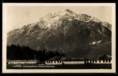 AK Grödig /Salzburg, Lehrlings-Erholungsheim Niederalm