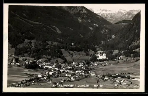AK Mauterndorf i. Lungau, Panorama mit Burg und Kirche