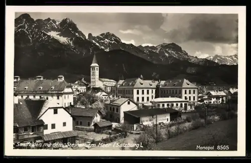 AK Saalfelden /Salzburg, Mit dem Steinernen Meer