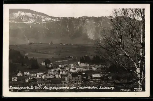 AK Schwarzach im Pongau, Schwarzach-St. Veit, Ausgangspunkt der Tauernbahn