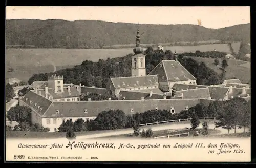 AK Heiligenkreuz /N.-Oe., Cistercienser-Abtei mit Kirche