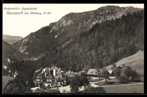 AK Göstling an der Ybbs, Steinbach, Rothschilds Jagdschloss