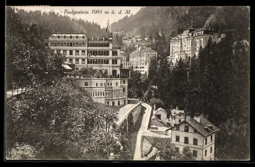 AK Badgastein, Hotels und Brücke