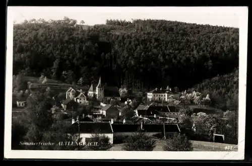 AK Altlengbach, Panorama mit Kirche und Häusern