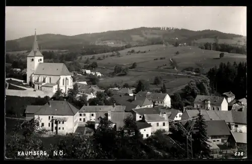AK Kaumberg /N.Ö., Panorama mit Kirche