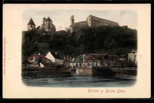 AK Gars, Kirche und Ruine