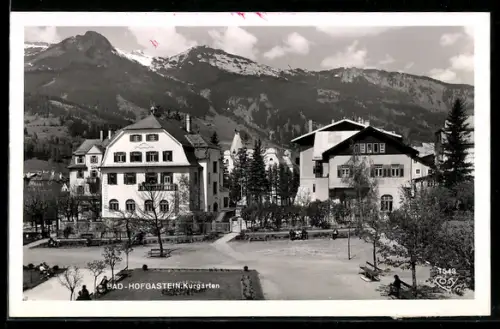 AK Bad Hofgastein, Kurgarten