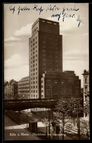 AK Köln-Neustadt, Hochhaus am Hansaring