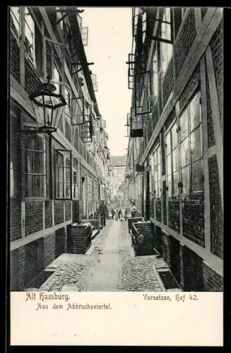 AK Alt-Hamburg, Vorsetzen, Hof 42