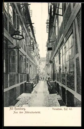 AK Alt-Hamburg, Vorsetzen, Hof 42