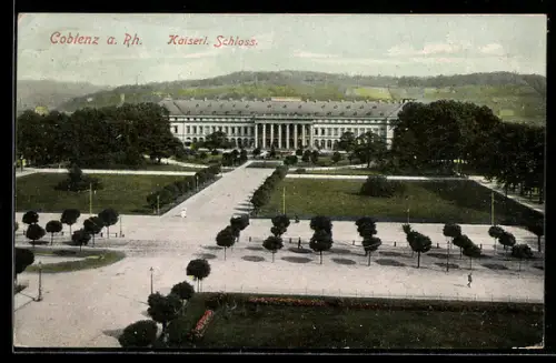 AK Koblenz a. Rh., Kaiserliches Schloss