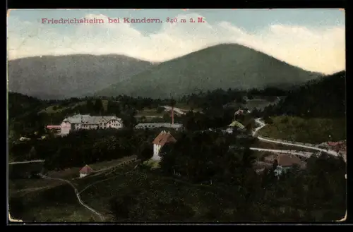 AK Friedrichsheim bei Kandern, Panorama