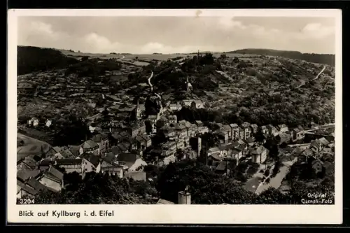 AK Kyllburg i. d. Eifel, Blick auf Stadt und Umgebung