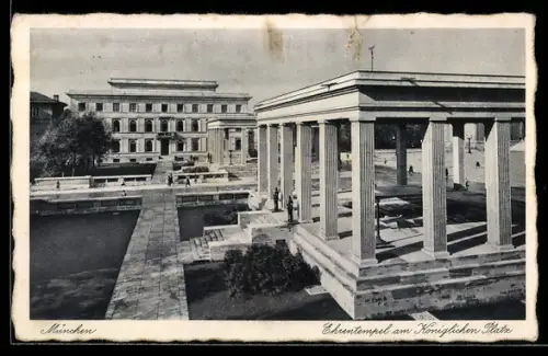 AK München, Ehrentempel am Königlichen Platz